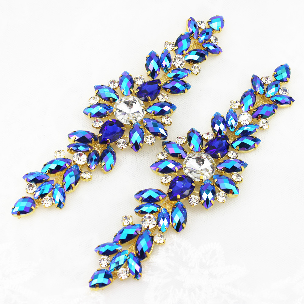 Sew On Rhinestone - 18.2x5.5 cm ab costura em strass