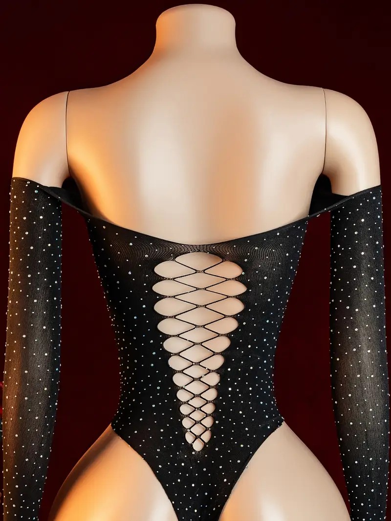 Lingerie Erótica Babydoll Cats - Crystal Mesh Fabric avaliação e preço
