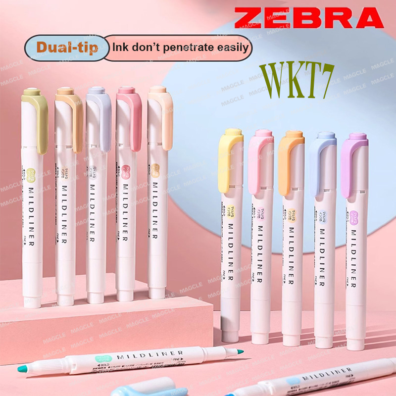 Zebra 1 peça caneta iluminador - Zebra Pen Mildliner avaliação e preço