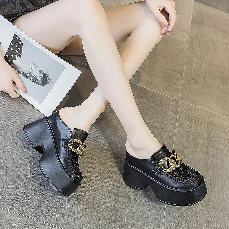 Novidade: Mules Femininas de M - Crystal Mesh Fabric avaliação e preço